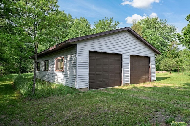 7129 S County Road Jj, Bancroft, WI 54921 - view of detached garage
