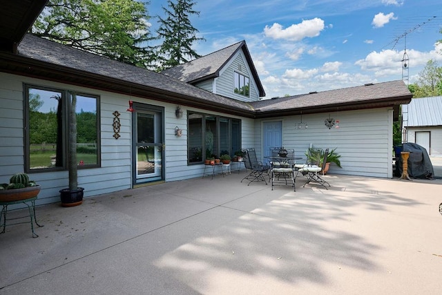 7129 S County Road Jj, Bancroft, WI 54921 - view of patio featuring outdoor dining area