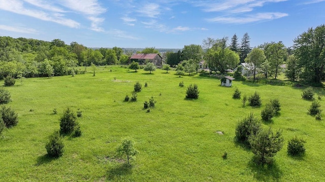 7129 S County Road Jj, Bancroft, WI 54921 - aerial view of sparsely populated area