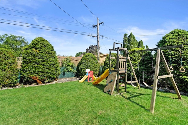 3433 Illinois St, Mount Pleasant, WI 53405 - view of play area with a yard