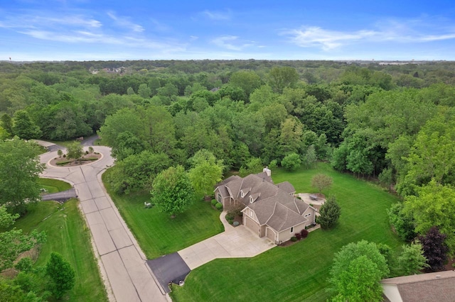 4205 Quarry Springs Dr, Racine, WI 53405 - drone / aerial view of a heavily wooded area