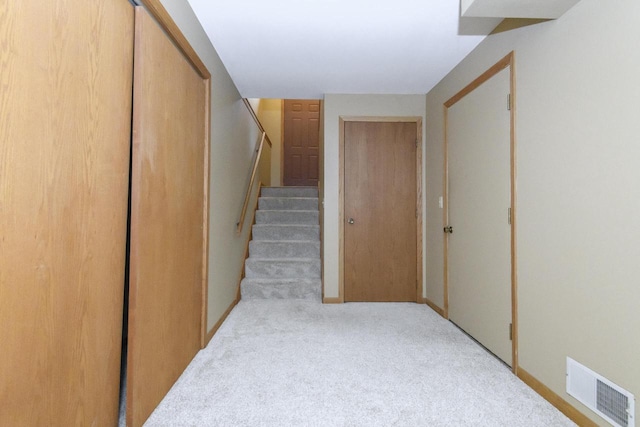 1915 Bonnie Ln, Waukesha, WI 53188 - stairs featuring carpet flooring