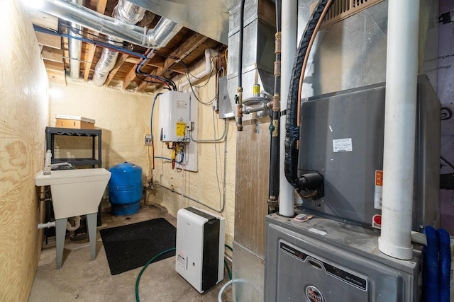 20454 70th Ave, Chippewa Falls, WI 54729 - utilities featuring water heater and heating unit