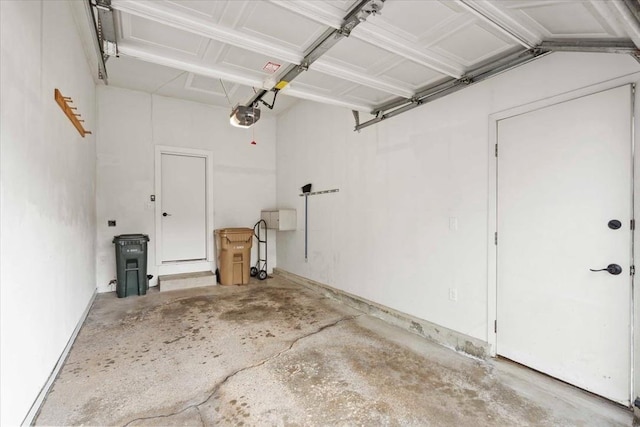 1109 Mckenna Blvd Unit G, Madison, WI 53719 - garage featuring a garage door opener