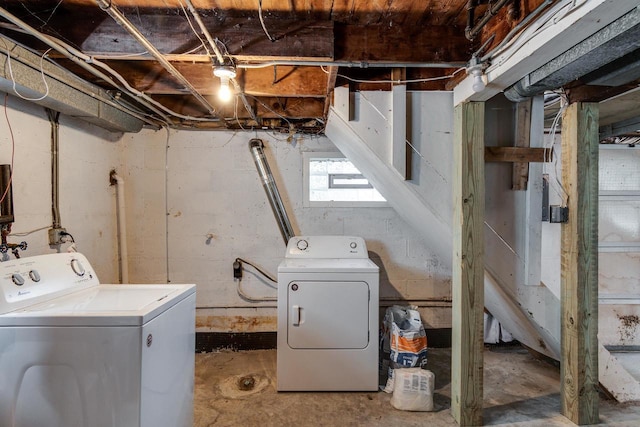 5230 Harbor Ct, Madison, WI 53705 - washroom with separate washer and dryer