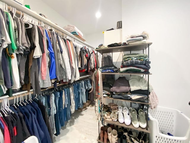 110 Grand St, Highland, WI 53543 - view of walk in closet