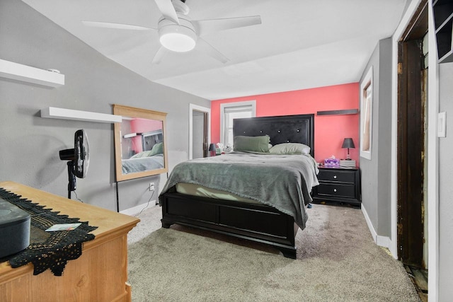 324 N Lincoln Ave, Beaver Dam, WI 53916 - bedroom featuring carpet and a ceiling fan