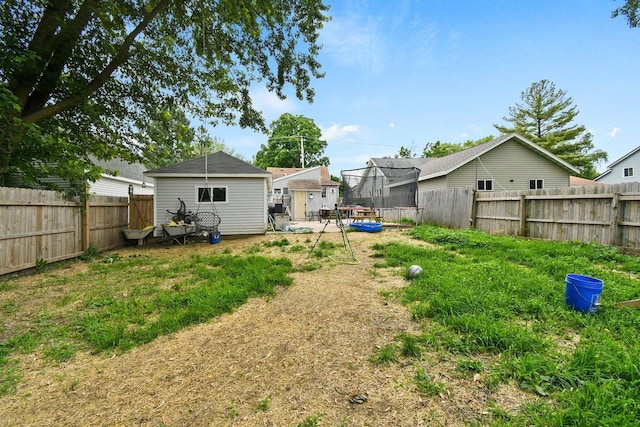 324 N Lincoln Ave, Beaver Dam, WI 53916 - fenced backyard with a trampoline