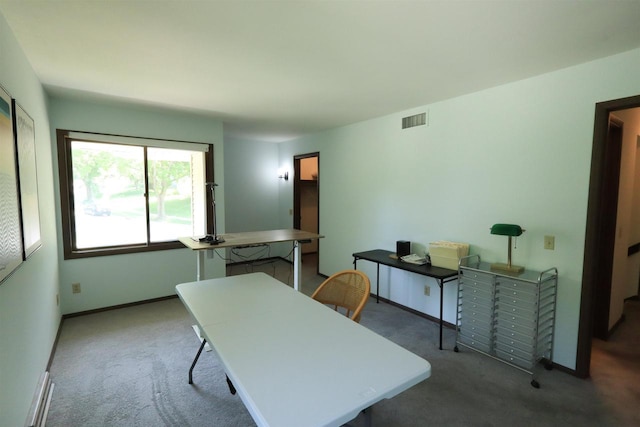 525 Walnut Grove Dr, Madison, WI 53717 - carpeted home office featuring baseboards