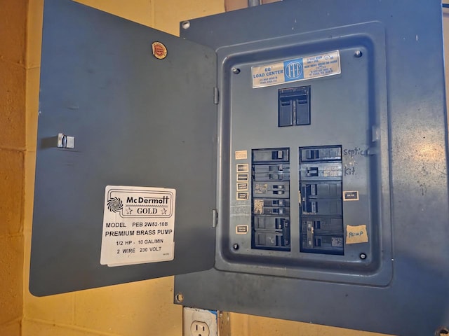 3803 State Highway 147 W, Two Rivers, WI 54241 - utility room with electric panel