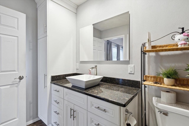 4441 N John Paul Rd, Milton, WI 53546 - bathroom with vanity and toilet