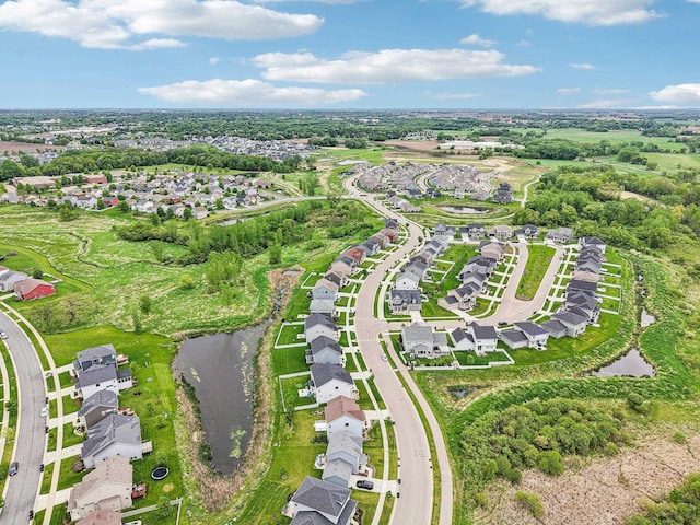 2418 Leopold Way, Sun Prairie, WI 53590 - aerial view of property and surrounding area with a large body of water and nearby suburban area