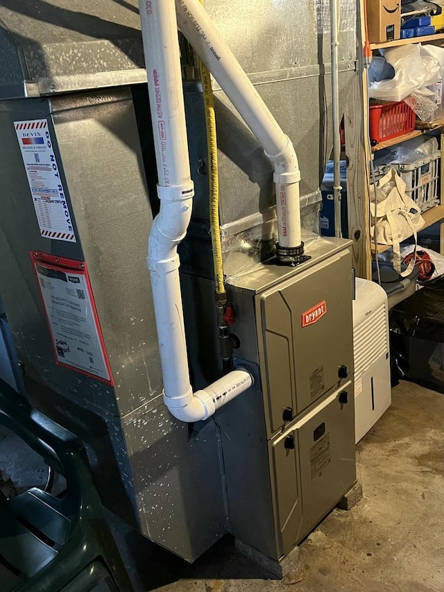 1107 S 71st St Unit 1109, West Allis, WI 53214 - utility room with heating unit