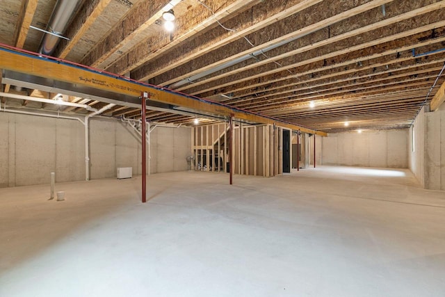 1338 Highland Ridge Dr, De Pere, WI 54115 - view of unfinished basement