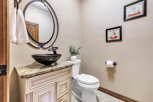 1830 Pine Tree Ct, Luxemburg, WI 54217 - bathroom featuring vanity and toilet