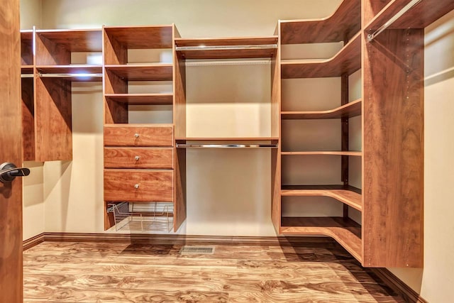 1830 Pine Tree Ct, Luxemburg, WI 54217 - walk in closet with wood finished floors