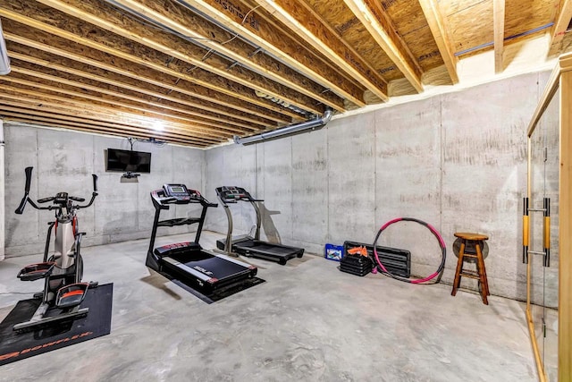 1830 Pine Tree Ct, Luxemburg, WI 54217 - view of exercise area