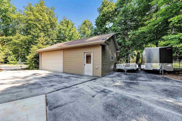 1830 Pine Tree Ct, Luxemburg, WI 54217 - view of detached garage