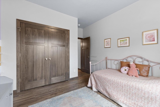 4835 W Jack Pine Ct, Appleton, WI 54913 - bedroom with wood finished floors and a closet