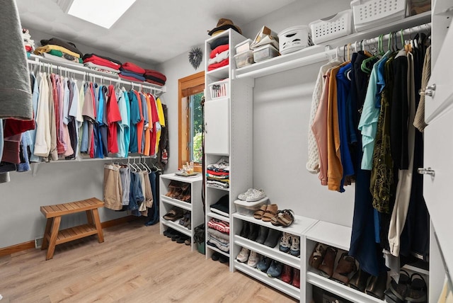 N2068 Alphorn Rd, Monroe, WI 53566 - spacious closet featuring wood finished floors