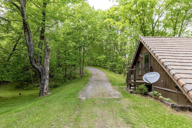 16651 Dolittle Ln, Townsend, WI 54175 - view of street featuring a wooded view