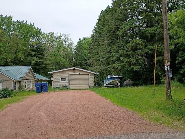 15380 Brandenburg Ave, Merrill, WI 54452 - detached garage with driveway