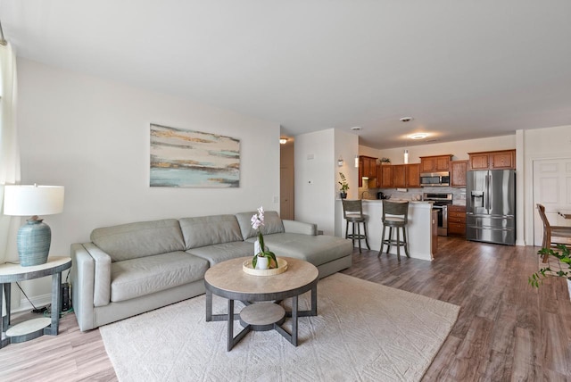 2639 W Honadel Blvd, Oak Creek, WI 53154 - living room with wood finished floors