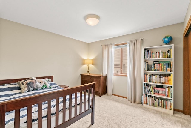 7338 Blue Maple Trl, Madison, WI 53719 - bedroom with light carpet and baseboards