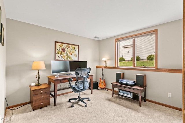 7338 Blue Maple Trl, Madison, WI 53719 - carpeted office featuring baseboards