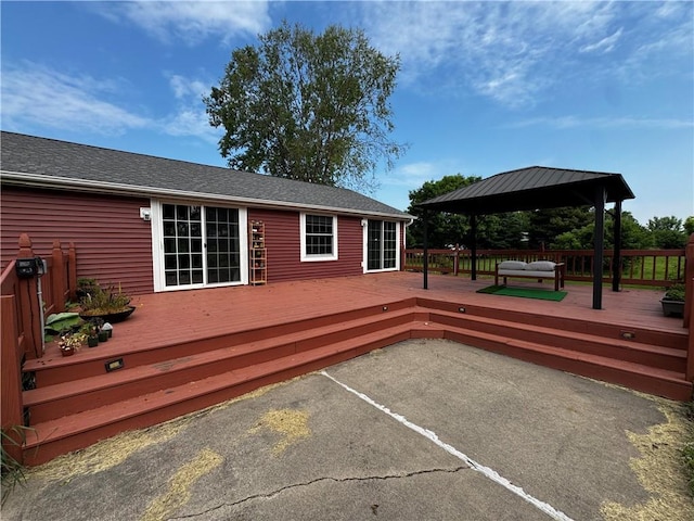 1311 W Northstar Ln, Eau Claire, WI 54703 - deck with a gazebo