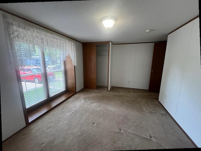 N2639 County Road Z Unit B19, Dousman, WI 53118 - unfurnished bedroom with light colored carpet and a textured ceiling