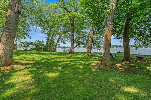 W347N6122 Rd I, Oconomowoc, WI 53066 - view of grassy yard featuring a water view