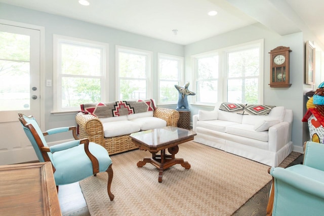 W347N6122 Rd I, Oconomowoc, WI 53066 - living area featuring recessed lighting