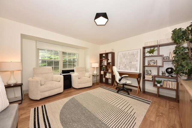 724 Worthington Ct Unit 3-A, West Bend, WI 53090 - home office featuring wood finished floors