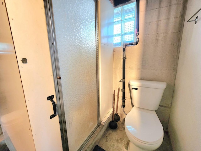 5609 Two Creeks Rd, Two Rivers, WI 54241 - full bathroom featuring toilet and a shower stall