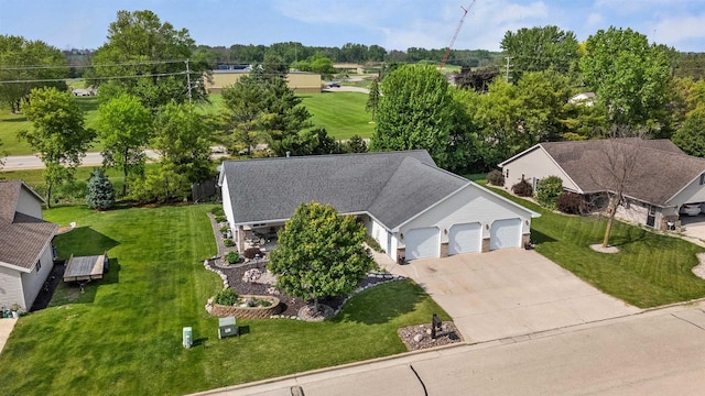 831 Browning Dr, Seymour, WI 54165 - view from above of property