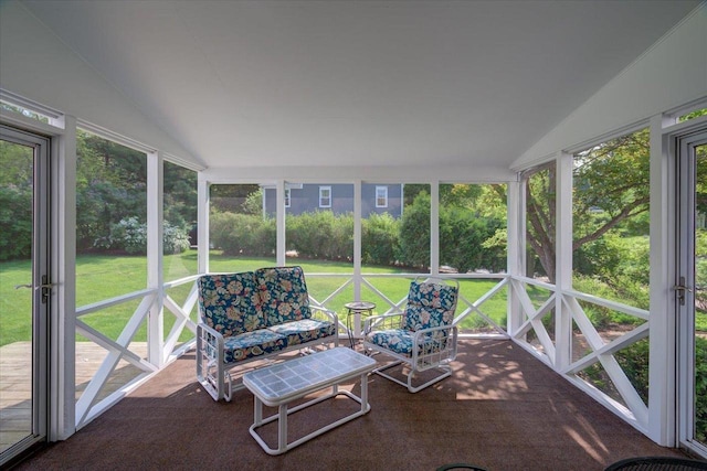 101 Everglade Dr, Madison, WI 53717 - sunroom / solarium with lofted ceiling and healthy amount of natural light