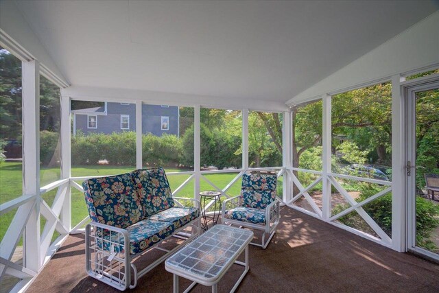 101 Everglade Dr, Madison, WI 53717 - sunroom / solarium with lofted ceiling