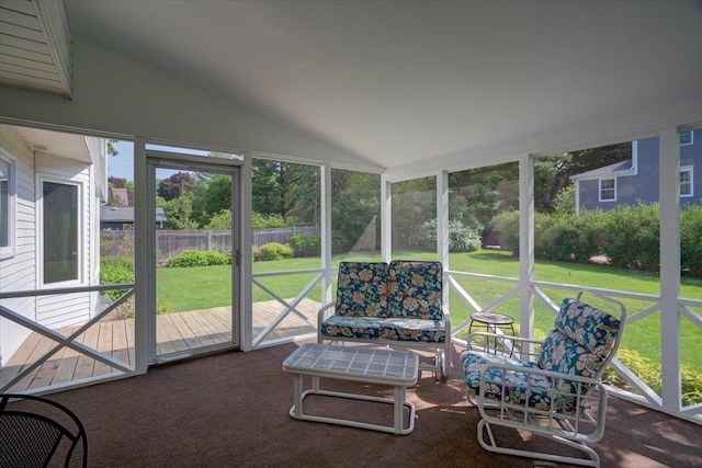 101 Everglade Dr, Madison, WI 53717 - sunroom / solarium with lofted ceiling