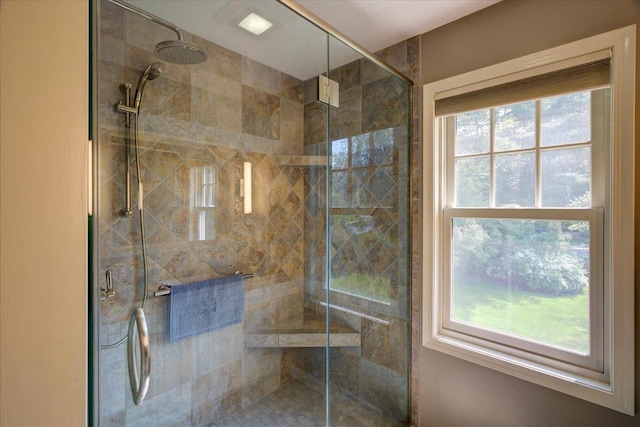 101 Everglade Dr, Madison, WI 53717 - bathroom with a shower stall and healthy amount of natural light