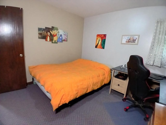 2048 County Road Q, Pound, WI 54161 - bedroom featuring carpet floors and an office area