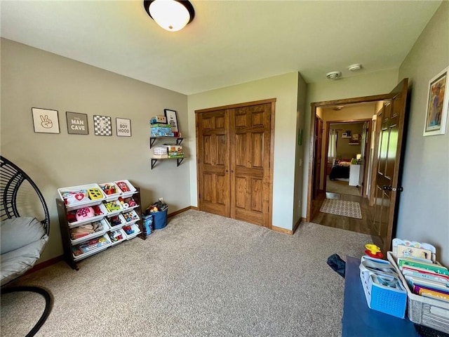 4010 Nicholas Dr, Menomonie, WI 54751 - playroom featuring carpet and baseboards