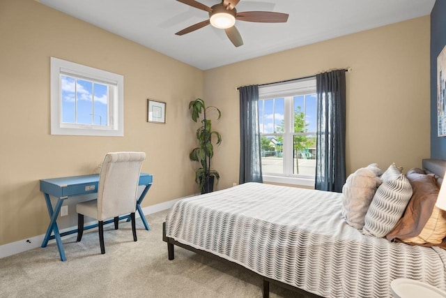 6249 Fountainhead Cir, Deforest, WI 53532 - bedroom with carpet floors and baseboards