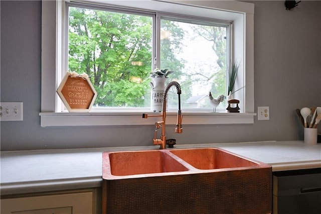 54675 Cudworth Ave, Grand View, WI 54839 - kitchen view of a sink and light countertops