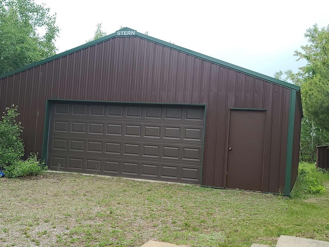 W5677 Alice Ln, New Lisbon, WI 53950 - view of detached garage