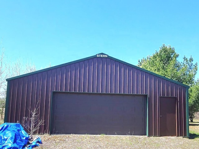 W5677 Alice Ln, New Lisbon, WI 53950 - view of detached garage