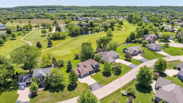 N7844 Lake Shore Ln, Sherwood, WI 54169 - aerial view of residential area with a local golf course