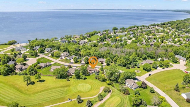 N7844 Lake Shore Ln, Sherwood, WI 54169 - aerial view of residential area with a nearby body of water
