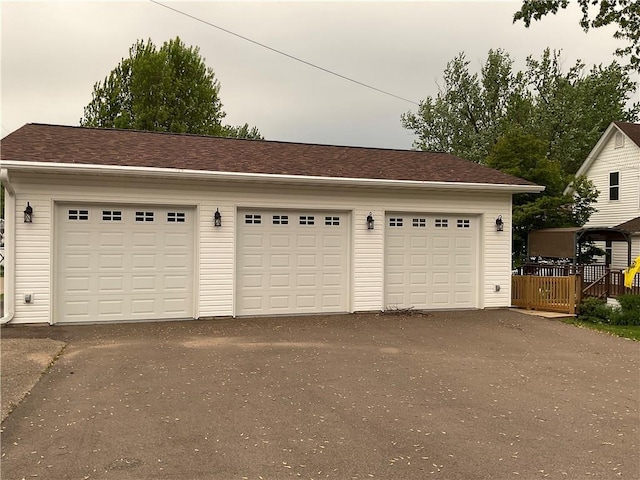 231 S Woodworth St, Elmwood, WI 54740 - view of detached garage