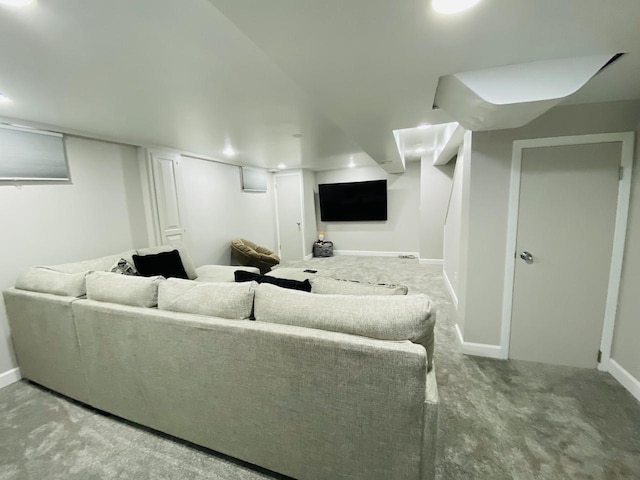 540 W Manor Cir, Bayside, WI 53217 - living room featuring carpet floors